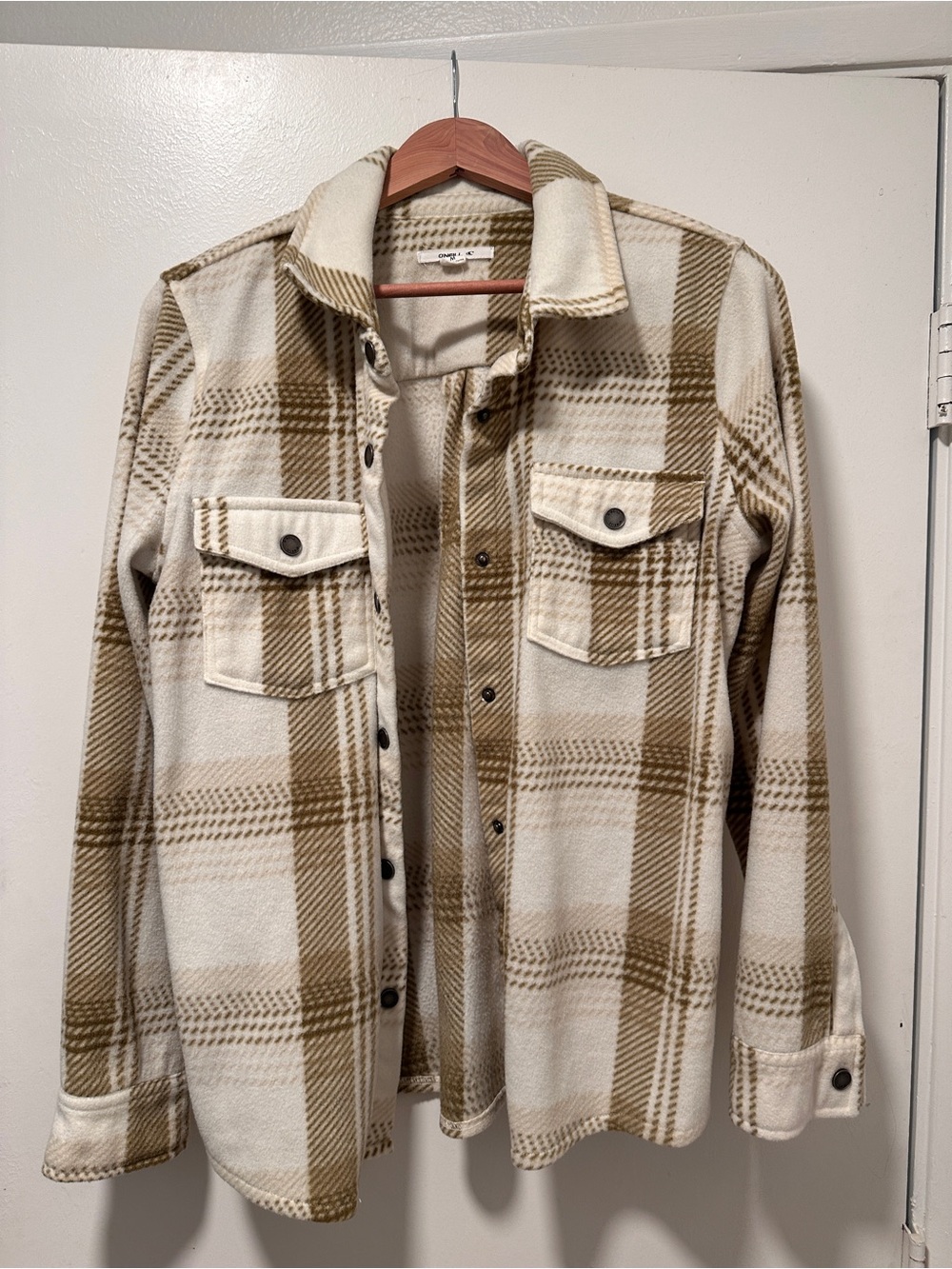 O'Neill Fleece Plaid Shacket